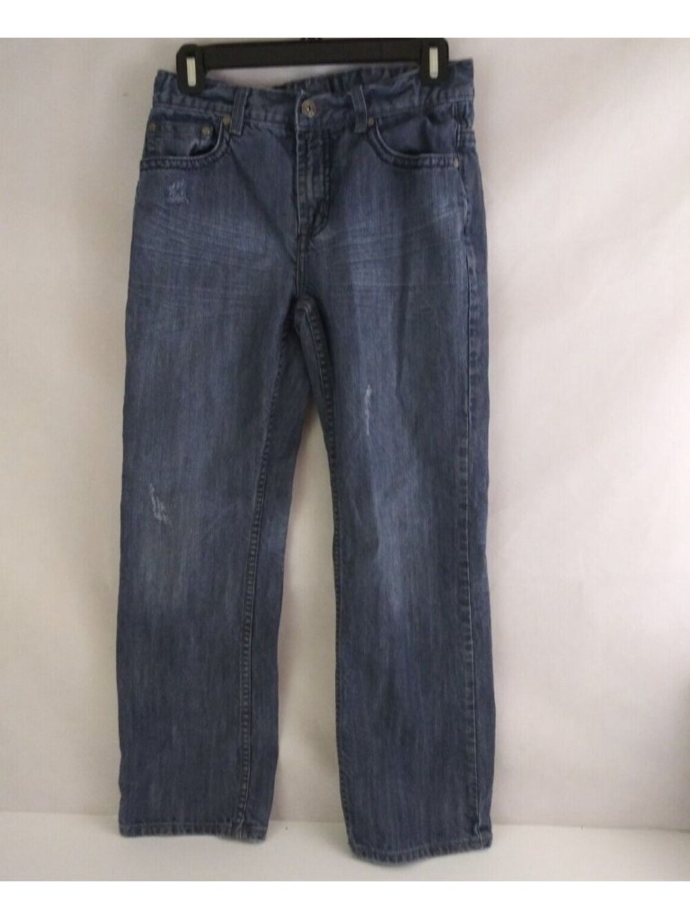Helix Slim Boot Instinct Is A Virtue Distressed Embroidered Jeans Boys Size 16